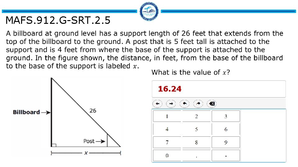 MAFS. 912. G-SRT. 2. 5 16. 24 