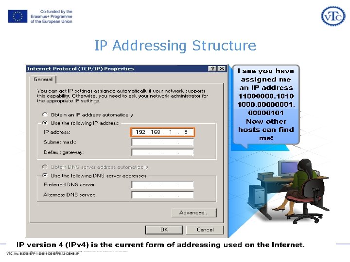 IP Addressing Structure IP Addressing Structure