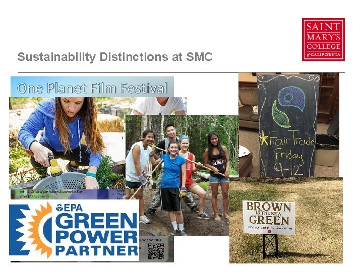 Sustainability Distinctions at SMC 