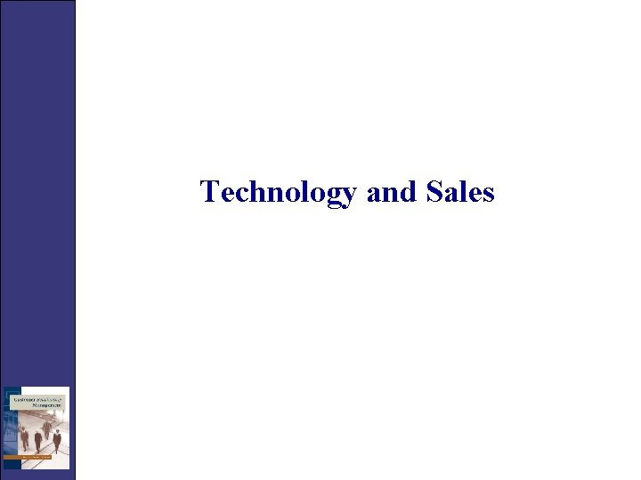 Technology and Sales 