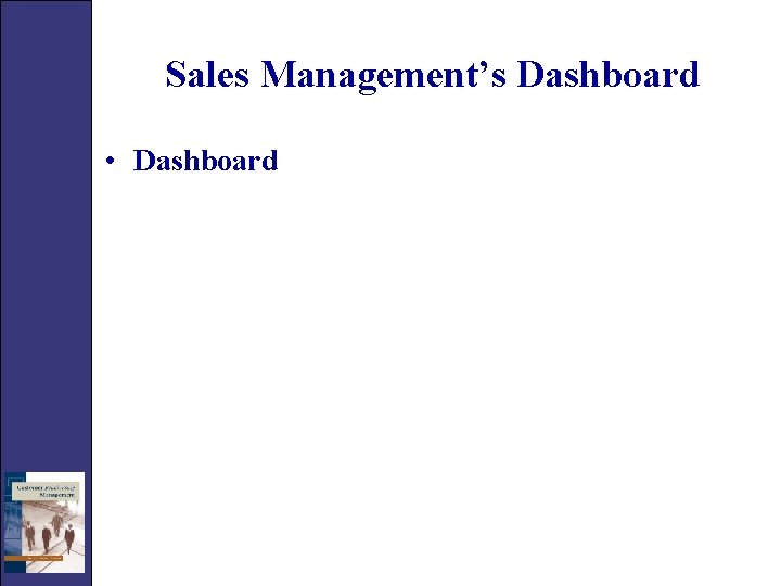 Sales Management’s Dashboard • Dashboard 