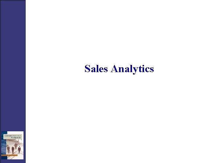 Sales Analytics 