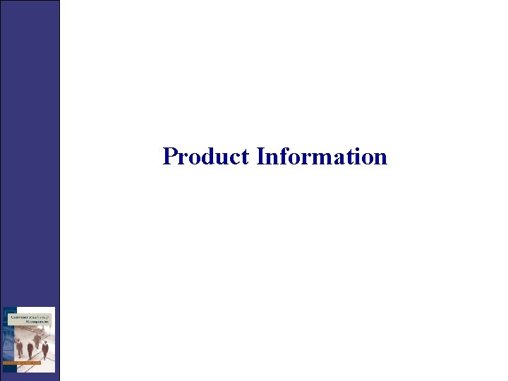 Product Information 