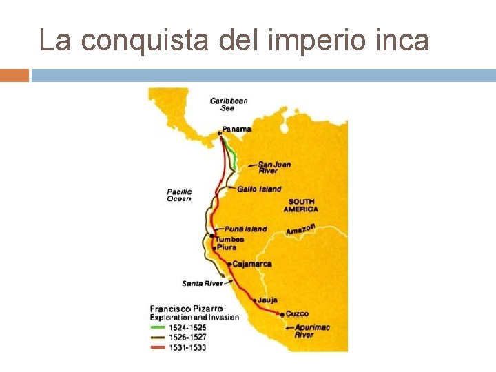 La conquista del imperio inca 
