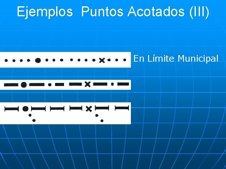 Ejemplos Puntos Acotados (III) En Límite Municipal 