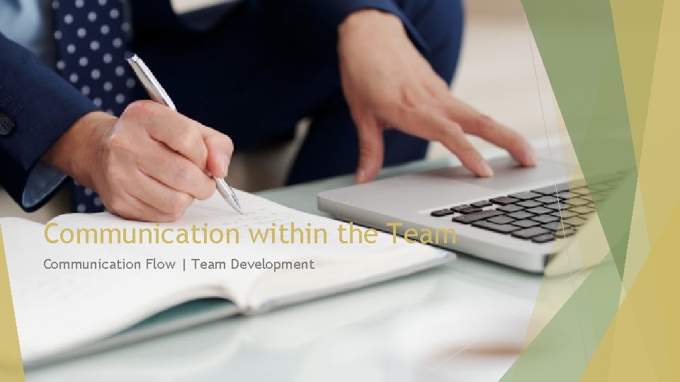 Communication within the Team Communication Flow | Team Development 