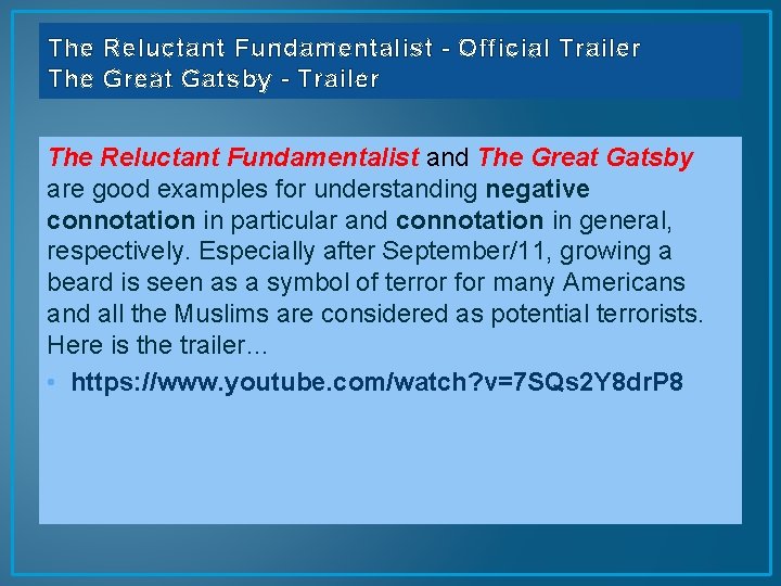 The Reluctant Fundamentalist - Official Trailer The Great Gatsby - Trailer The Reluctant Fundamentalist