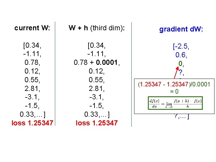 current W: W + h (third dim): [0. 34, -1. 11, 0. 78, 0.