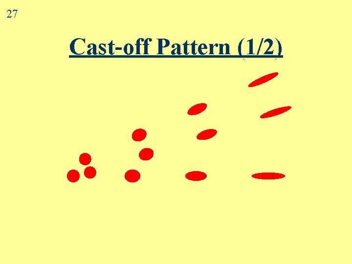 27 Cast-off Pattern (1/2) 