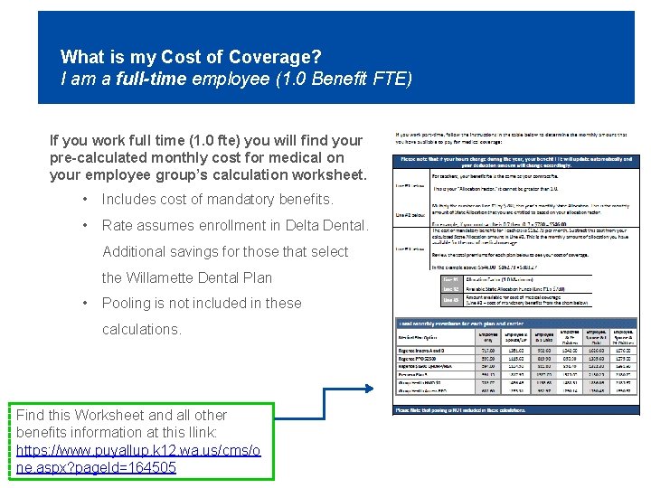 What is my Cost of Coverage? I am a full-time employee (1. 0 Benefit