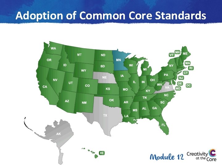 Adoption of Common Core Standards 