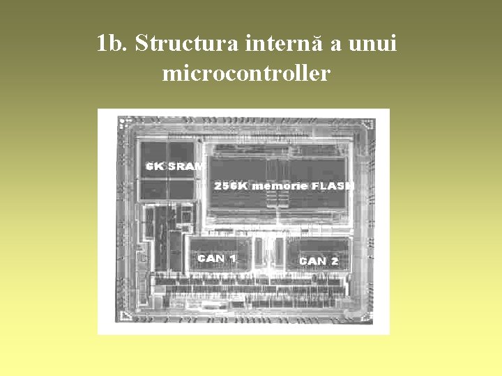 1 b. Structura internă a unui microcontroller 