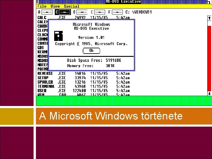 A Microsoft Windows története 