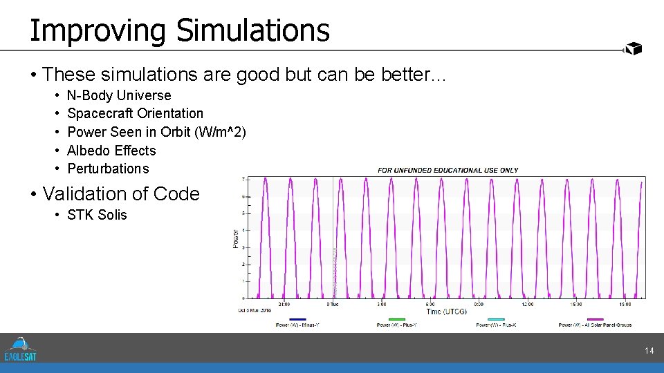 Improving Simulations • These simulations are good but can be better… • • •