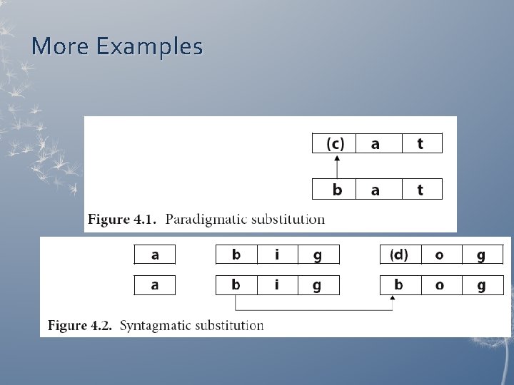 More Examples More Examples