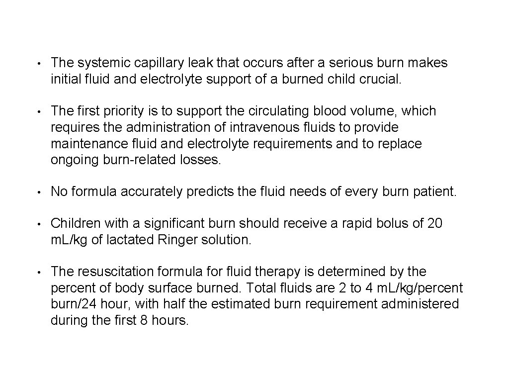 Burns ETIOLOGY The pathophysiology of burn injury is