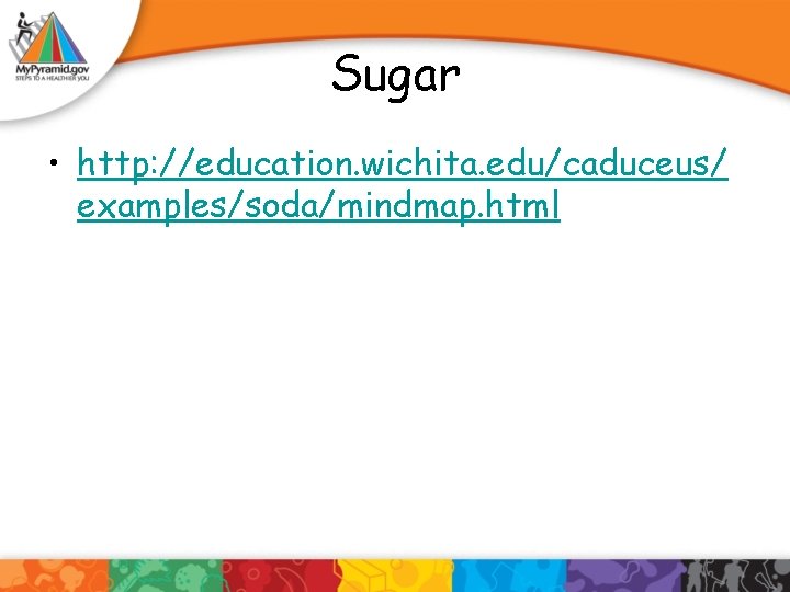 Sugar • http: //education. wichita. edu/caduceus/ examples/soda/mindmap. html 