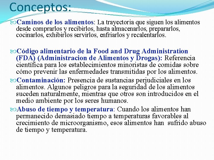 Conceptos: Caminos de los alimentos: La trayectoria que siguen los alimentos desde comprarlos y Conceptos: Caminos de los alimentos: La trayectoria que siguen los alimentos desde comprarlos y