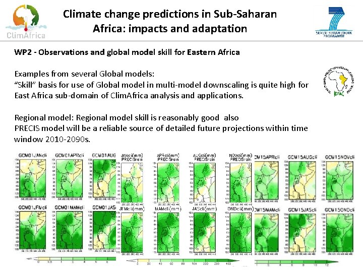 Climate change predictions in Sub-Saharan Africa: impacts and adaptation WP 2 - Observations and