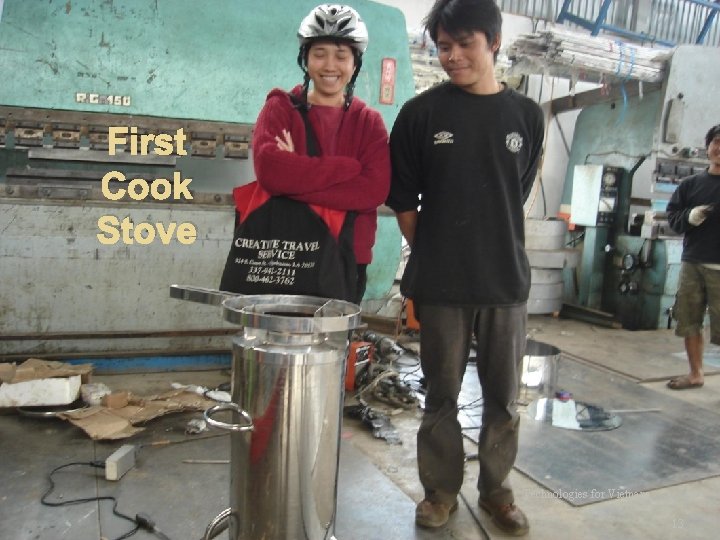 First Cook Stove Technologies for Vietnam 13 