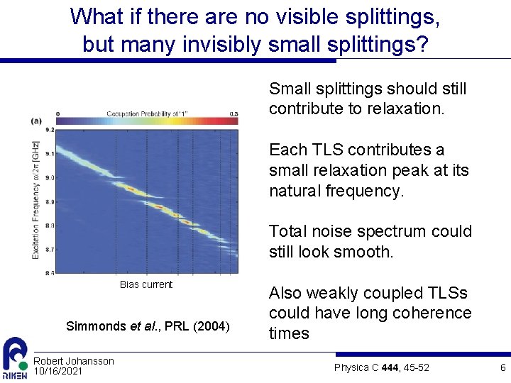 What if there are no visible splittings, but many invisibly small splittings? Small splittings