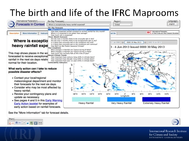 The birth and life of the IFRC Maprooms 