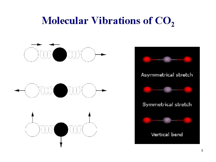 Molecular Vibrations of CO 2 3 