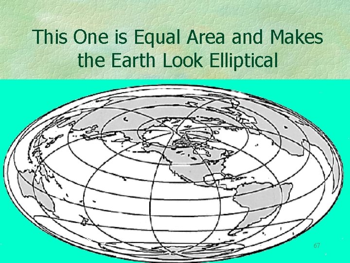 This One is Equal Area and Makes the Earth Look Elliptical 67 