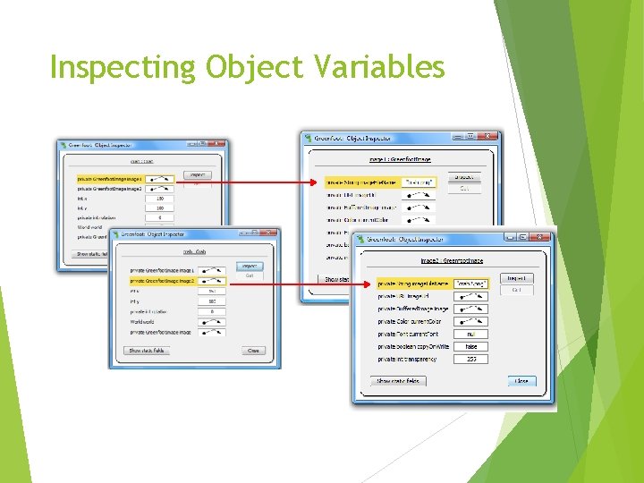 Inspecting Object Variables 