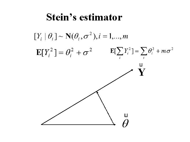 Stein’s estimator 