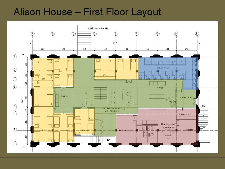 Alison House – First Floor Layout 