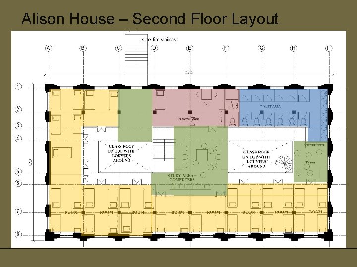 Alison House – Second Floor Layout 