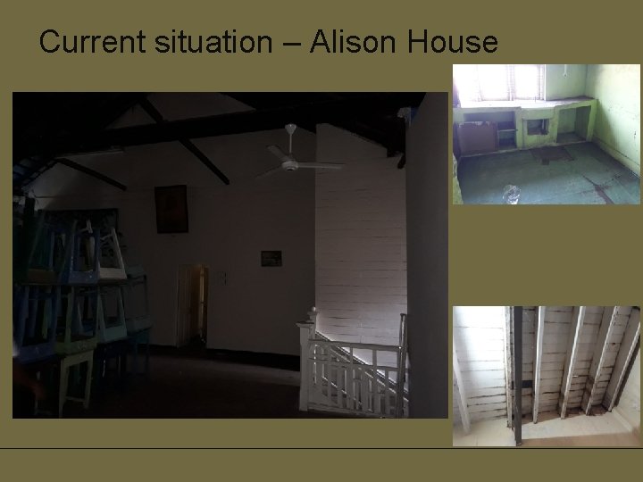 Current situation – Alison House 