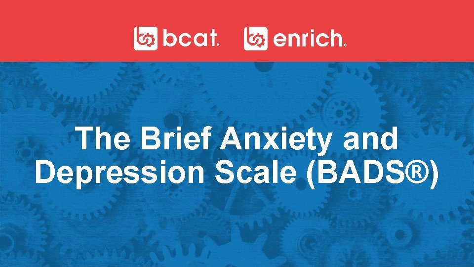 The Brief Anxiety and Depression Scale (BADS®) 