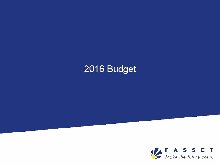 2016 Budget 