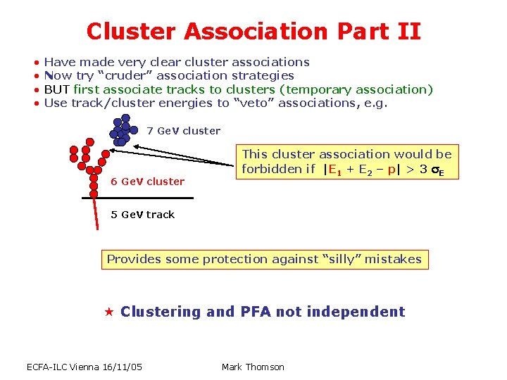Cluster Association Part II • • Have made very clear cluster associations Now try Cluster Association Part II • • Have made very clear cluster associations Now try