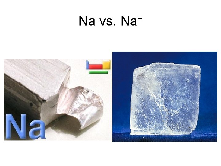 Na vs. Na+ 