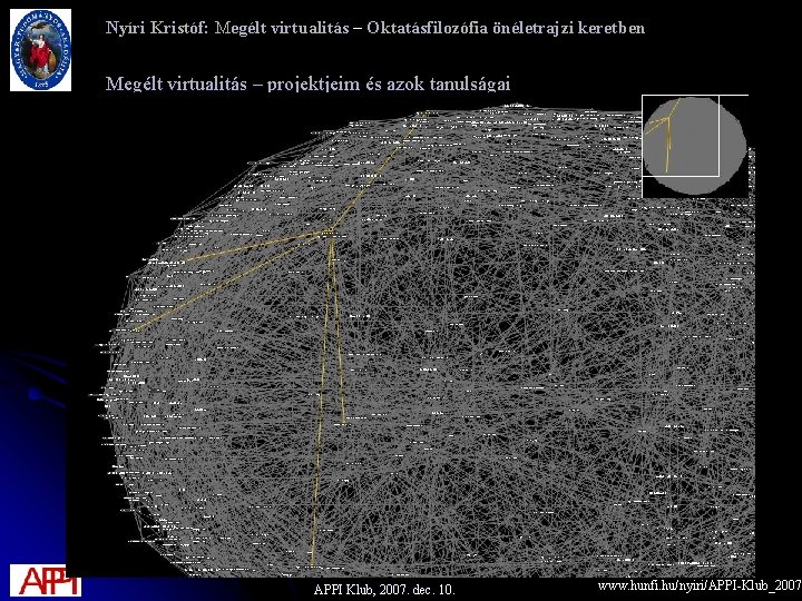 Nyíri Kristóf: Megélt virtualitás – Oktatásfilozófia önéletrajzi keretben Megélt virtualitás – projektjeim és azok