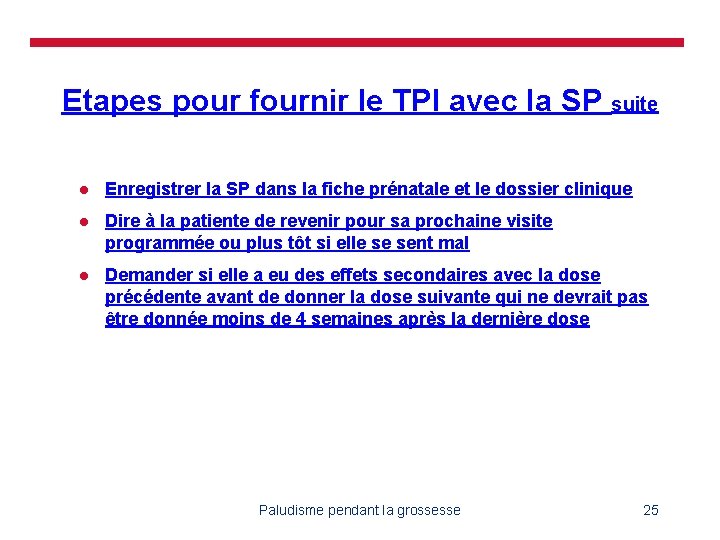 Etapes pour fournir le TPI avec la SP suite l Enregistrer la SP dans