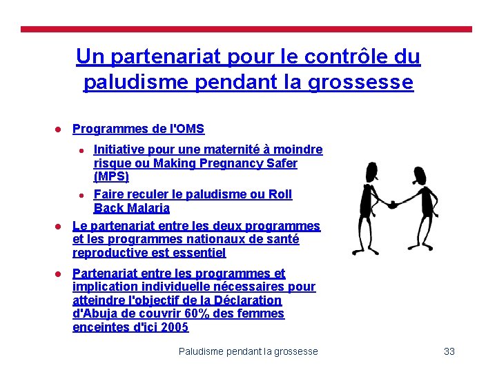 Un partenariat pour le contrôle du paludisme pendant la grossesse l Programmes de l'OMS