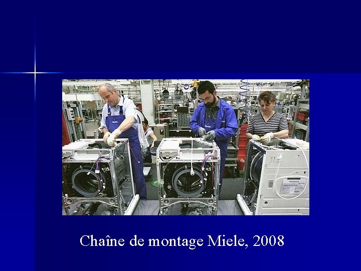 Chaîne de montage Miele, 2008 