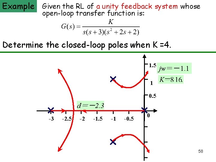 unity feedback system whose Thea Principle of Automatic Control 2008 Example Given the RL