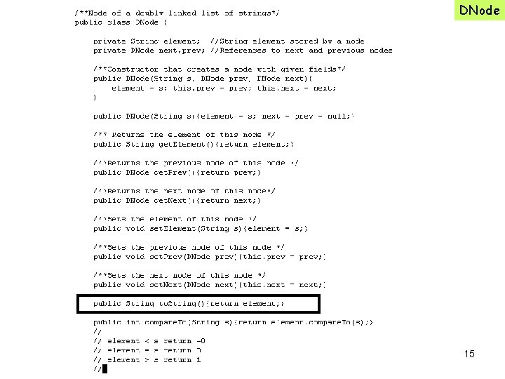 DNode 15 ADS 2 Lecture 5 
