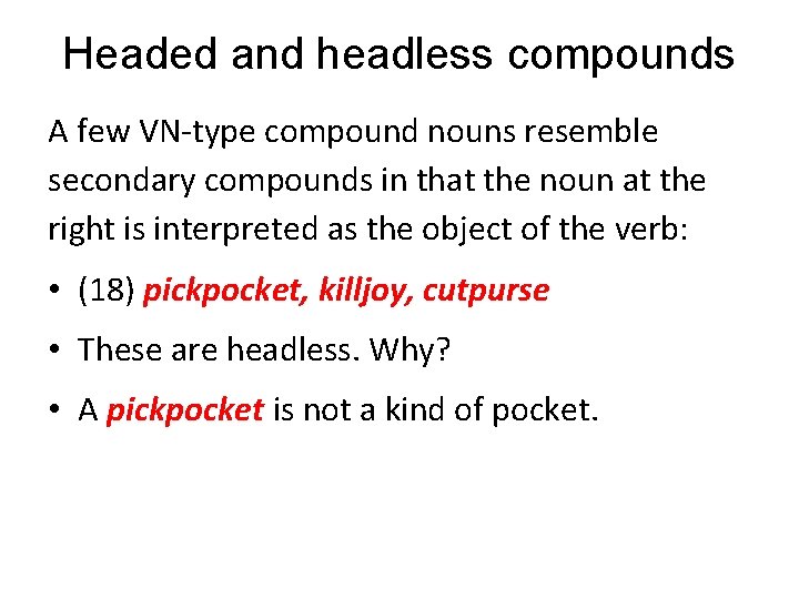 Ch 6 Compound words Blends and Phrasal words