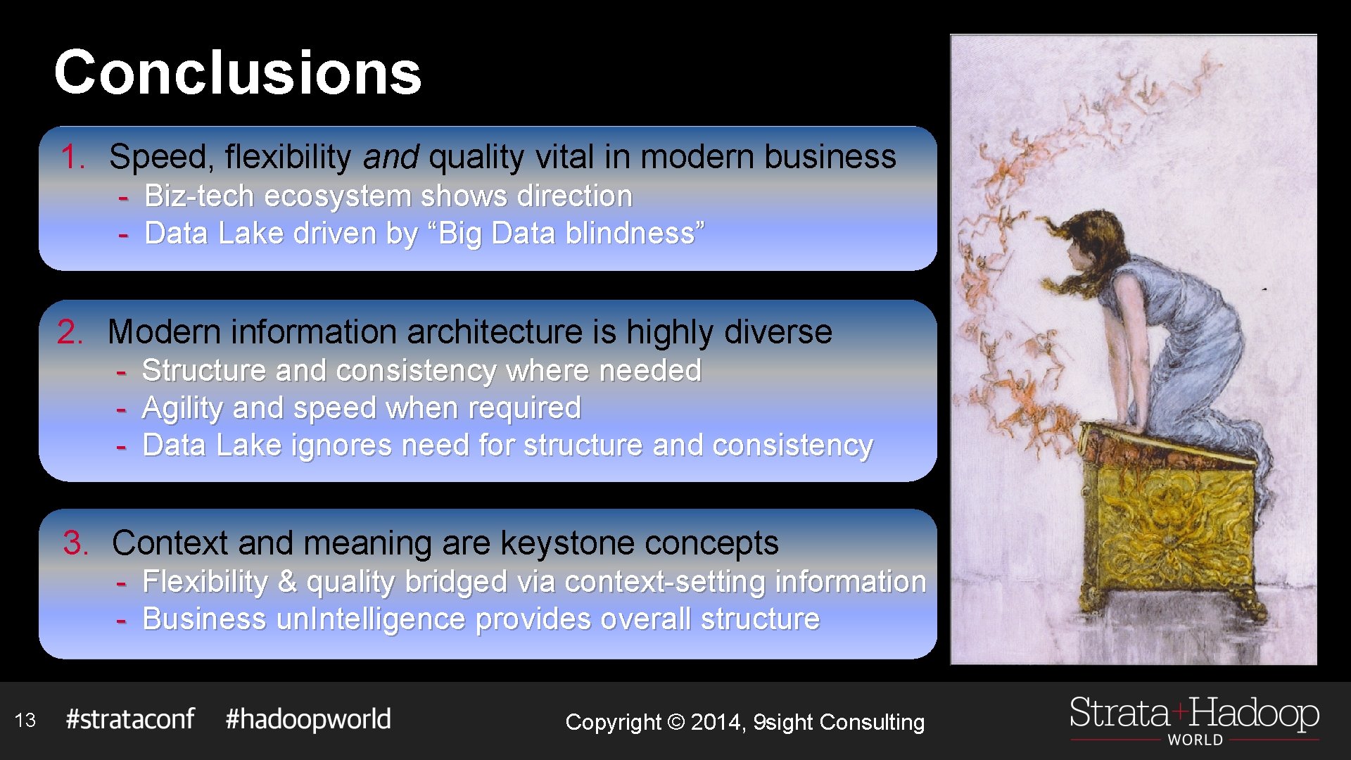 Conclusions 1. Speed, flexibility and quality vital in modern business - Biz-tech ecosystem shows