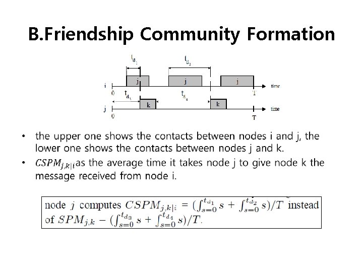 B. Friendship Community Formation • 