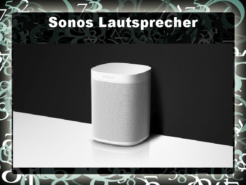 Sonos Lautsprecher 