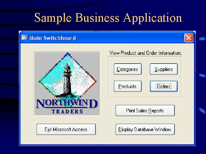 Sample Business Application 