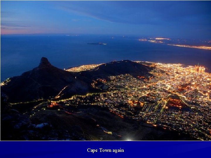 Cape Town again 