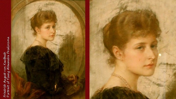 Friedrich August von Kaulbach Portrait of Young Alexandra Feodorovna 